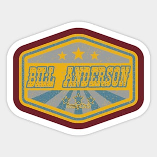 Bill Anderson The Country Music Sticker